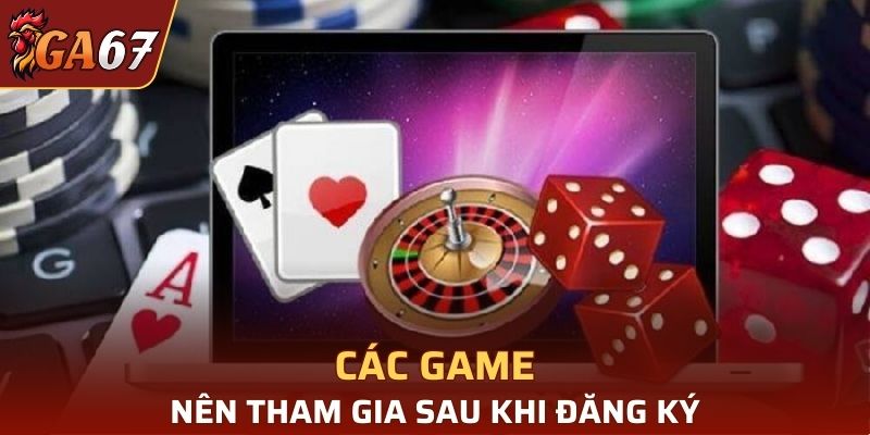 Danh sách game tham gia khi đăng ký