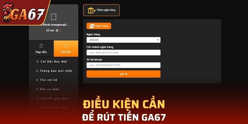 Điều kiện cần để hội viên rút tiền